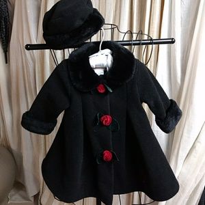Little girls jacket w/ matching hat